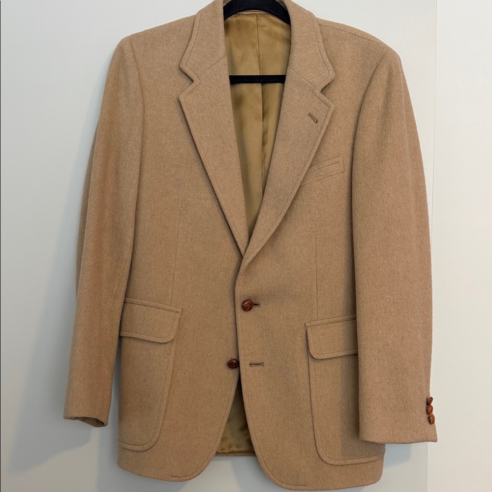 Egon Von Furstenberg Classic Tan Men's Blazer